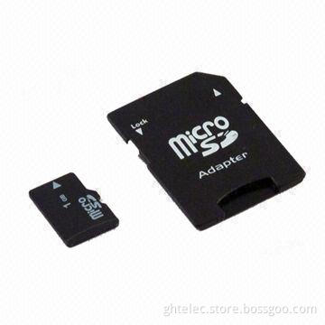 MicroSD TF Card, Supports 32MB/1/2/4/8/16/32GB, CE/FCC Certified, Compliant with RoHS Directive